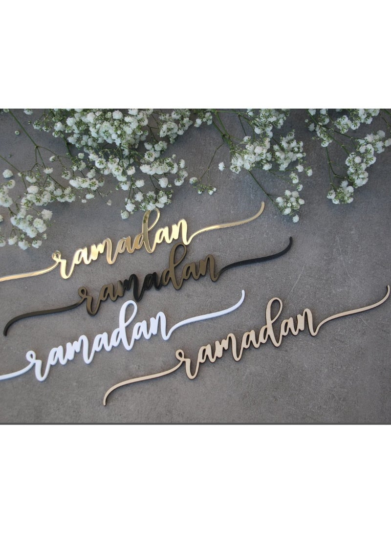 Eid decorations Ramadan place cards EID MUBARAK decorations laser cut Place Setting Bismillah Inshallah sign Mubarak sign Alhamdulillah sign - Image 2
